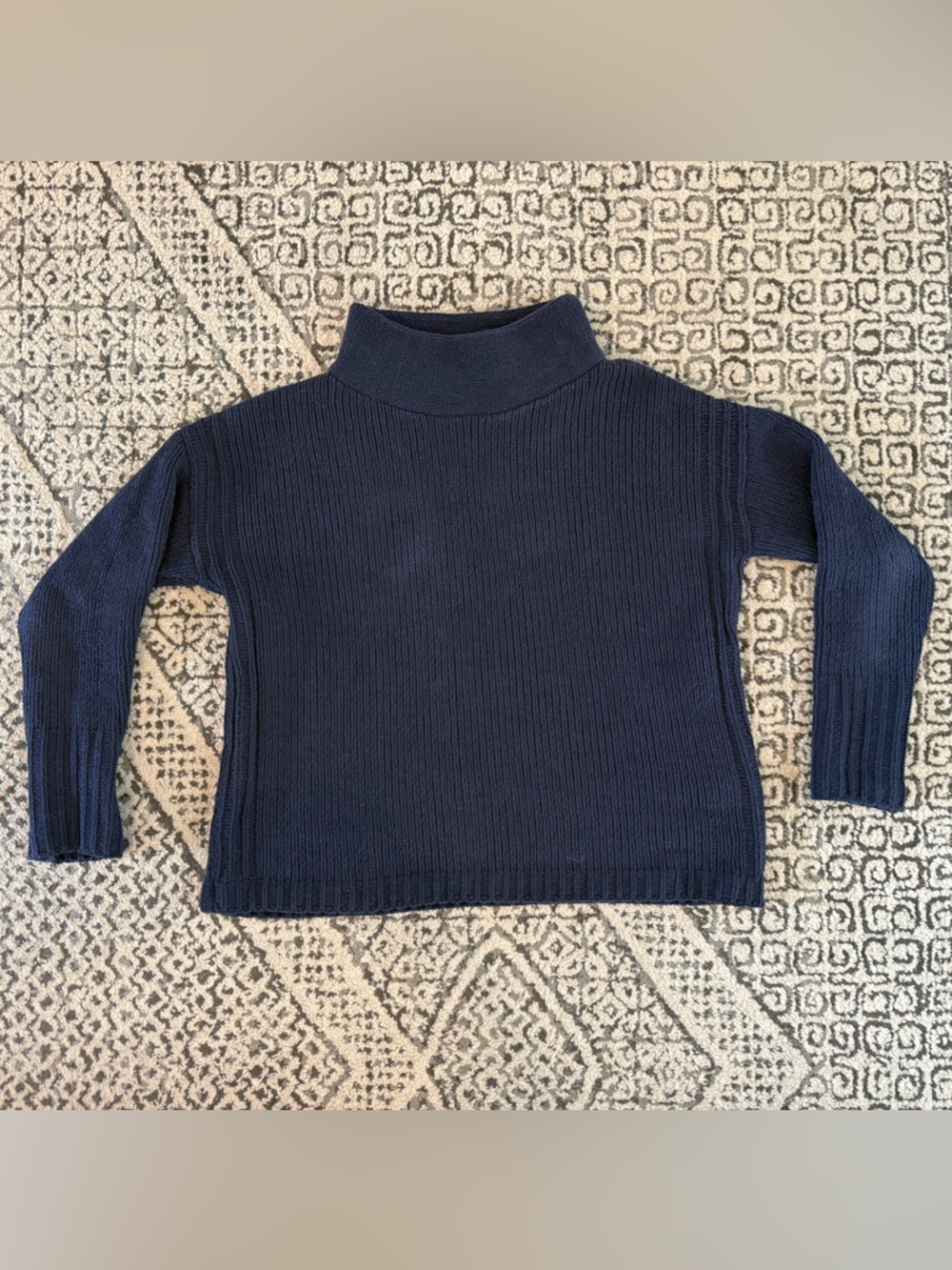 Catherine Malandrino Dark Navy mock neck Sweater